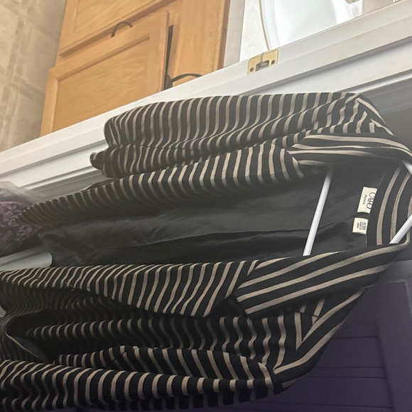 Cato Black and Tan Striped Blazer - Picture 2 of 4